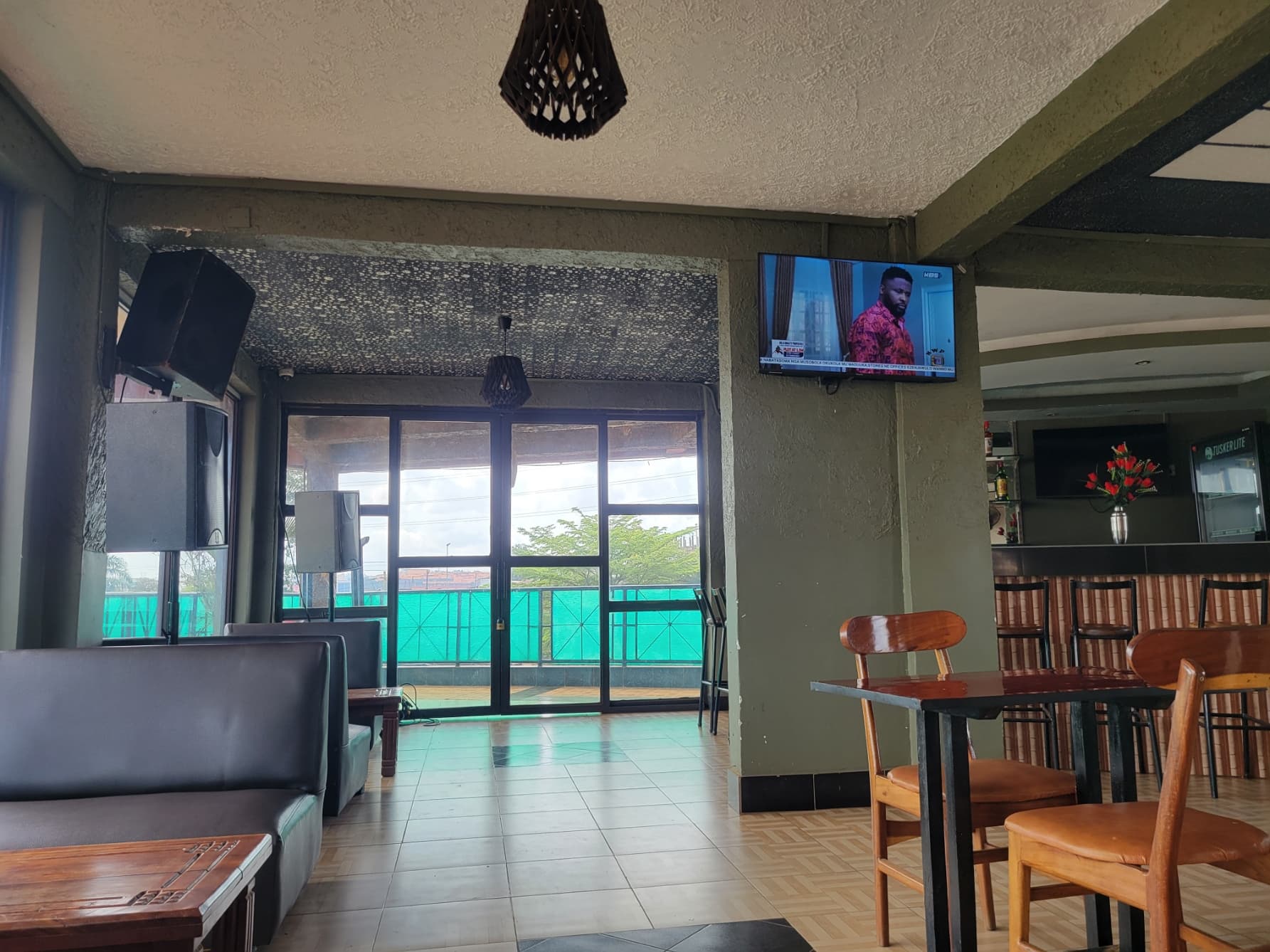Neptune Plaza bar seating area